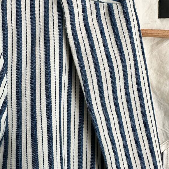 J. Crew Willa Cotton Blend Striped Blazer in Stripe 10 - Picture 2 of 13